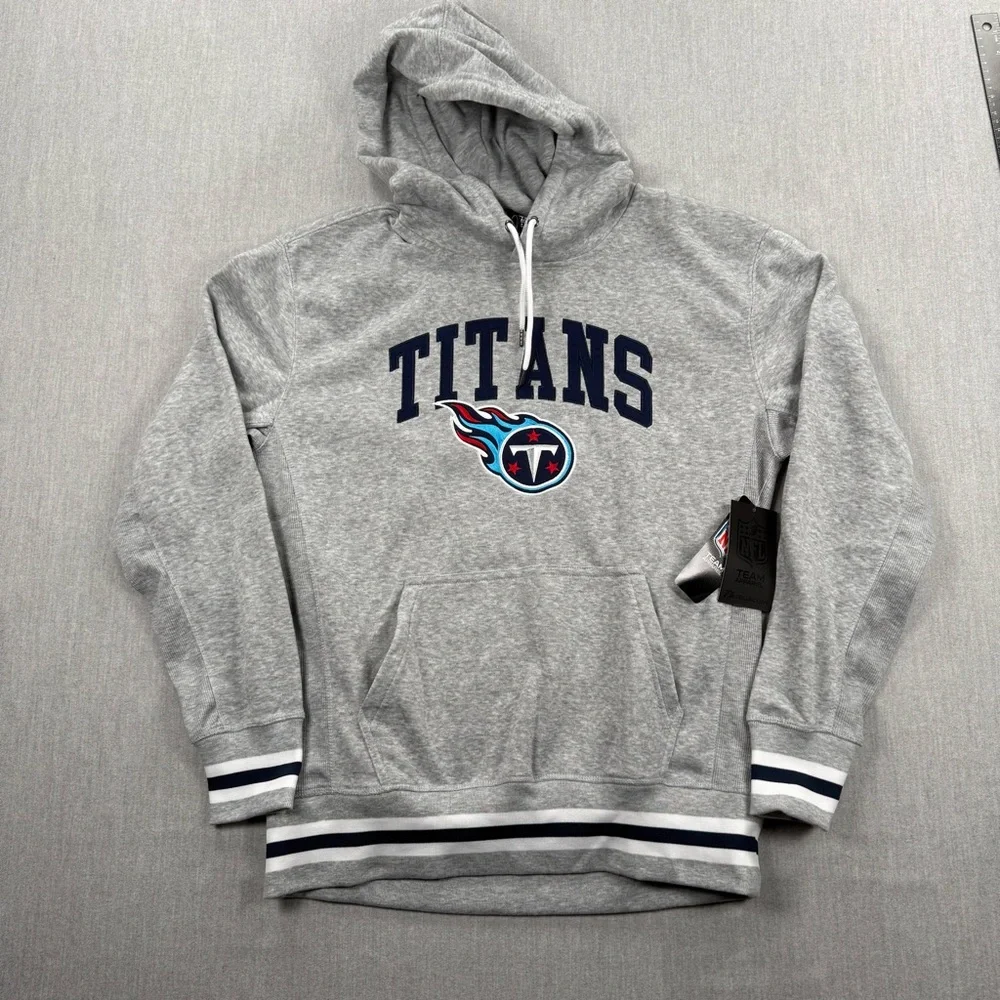 NFL‎ Gray Titans Pullover Hoodie with Team Logo
